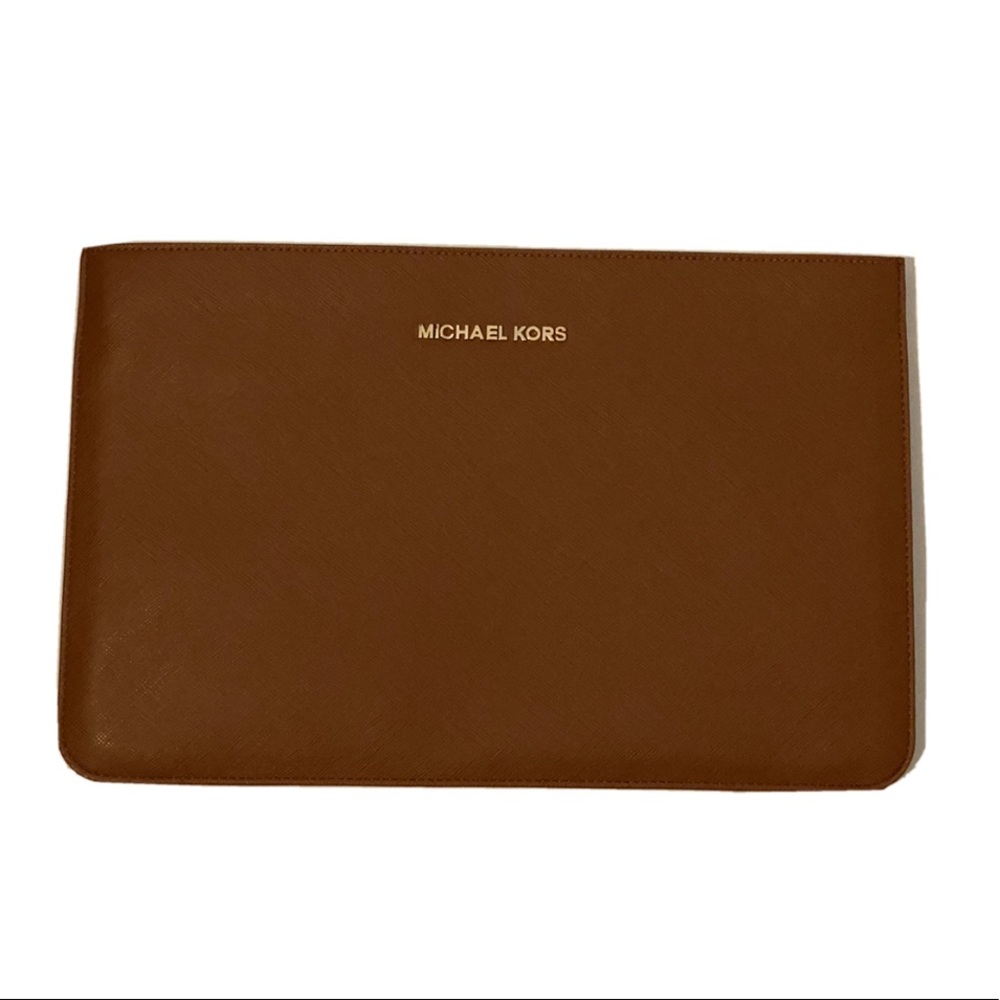 MK Pocket Sleeve Saffiano Leather